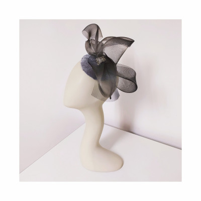 Tocado base con lazada de crin