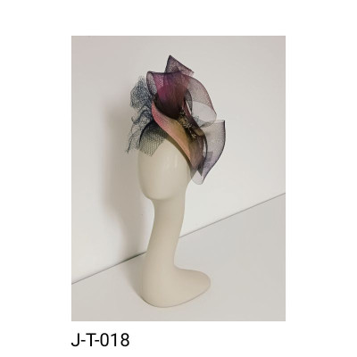 J-T-18 Colección jade Tocados y sombreros de Pablo y Mayaya