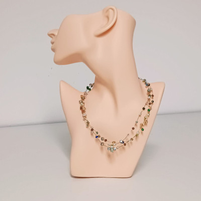 Gargantilla abeja cristal